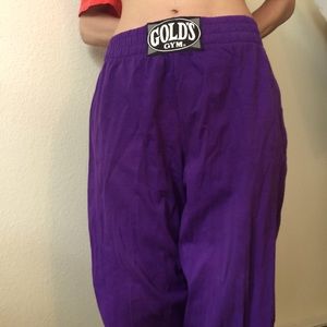 Gold’s Gym purple pants